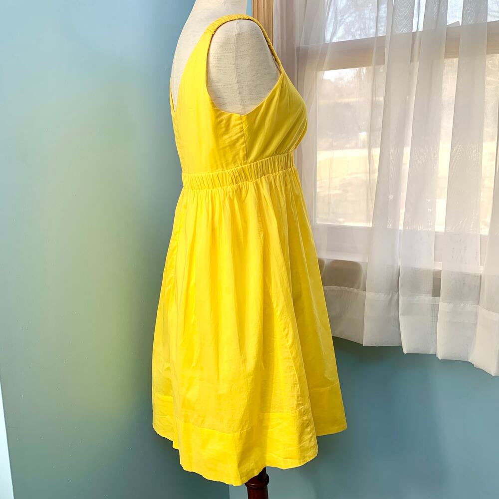 Calvin Klein Yellow Sleeveless Dress Size 6 - Picture 5 of 8